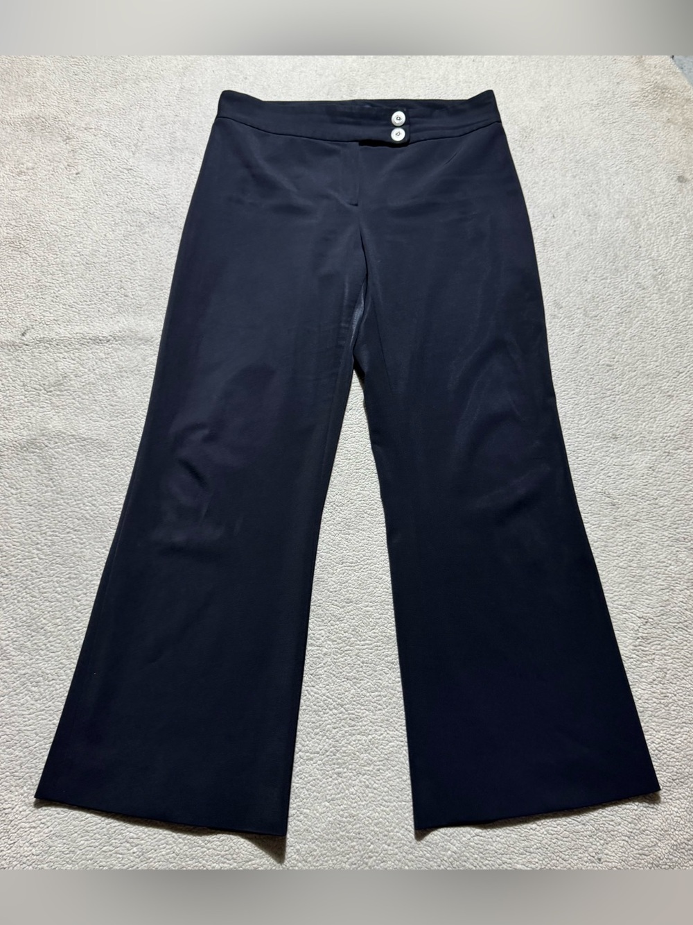 Adolfo Dominguez Pants Womens 44 (12 US) Snap Buttons Dress Slacks Officewear